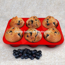 FDA LFGB Standard High Quality Factory Price Food Grade Cupcake Baking Mold Non-stick Silicone Bakeware Cups Muffin Pan